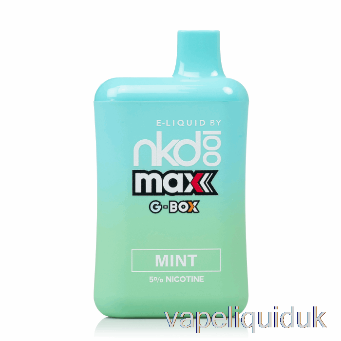 GBOX x Naked 100 5500 Disposable Mint Vape Liquid